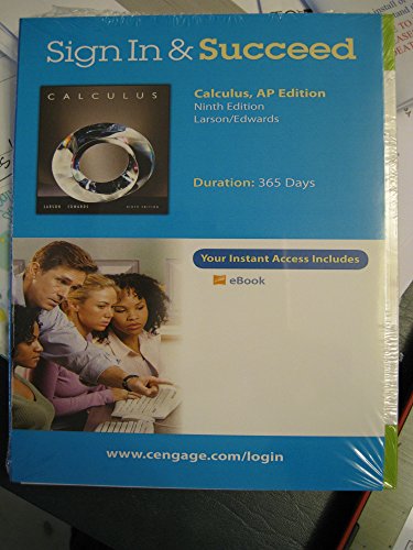 Calculus, 9th Edition, Larson / Edwards, Ebook