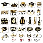 30 Pcs Graduation Photo Booth Props 2026,Grad Party Supplies for College, Graduation Deco Class Favors Supplies, Party Decorations Set Picture Props - Image 2