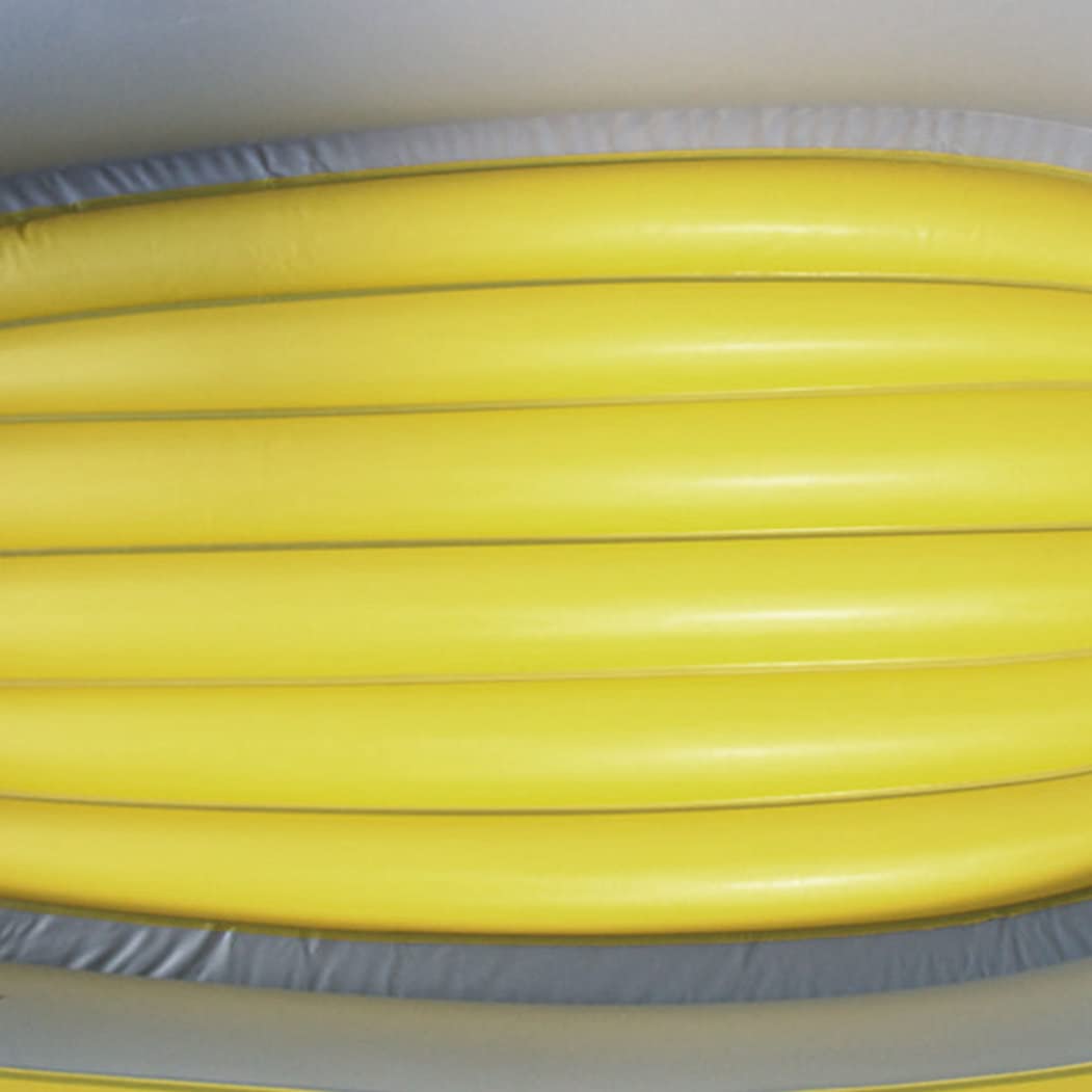 Aufblasbares Boot Schlauchboot-Set Verdickte Ruderboote Für Kinder EIN-Personen-PVC-schlauchboot Zum Bootfahren, Angeln Oder Spielen Auf Seen, Flüssen, Gelb