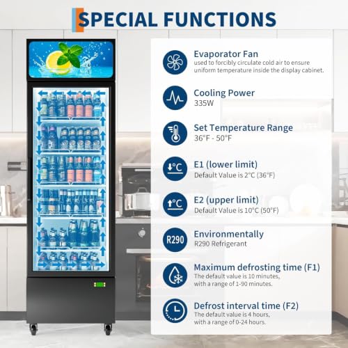 Image of Garvee 3.0 Cu.Ft Upright Mini Freezer, Compact Food Storage Freezer