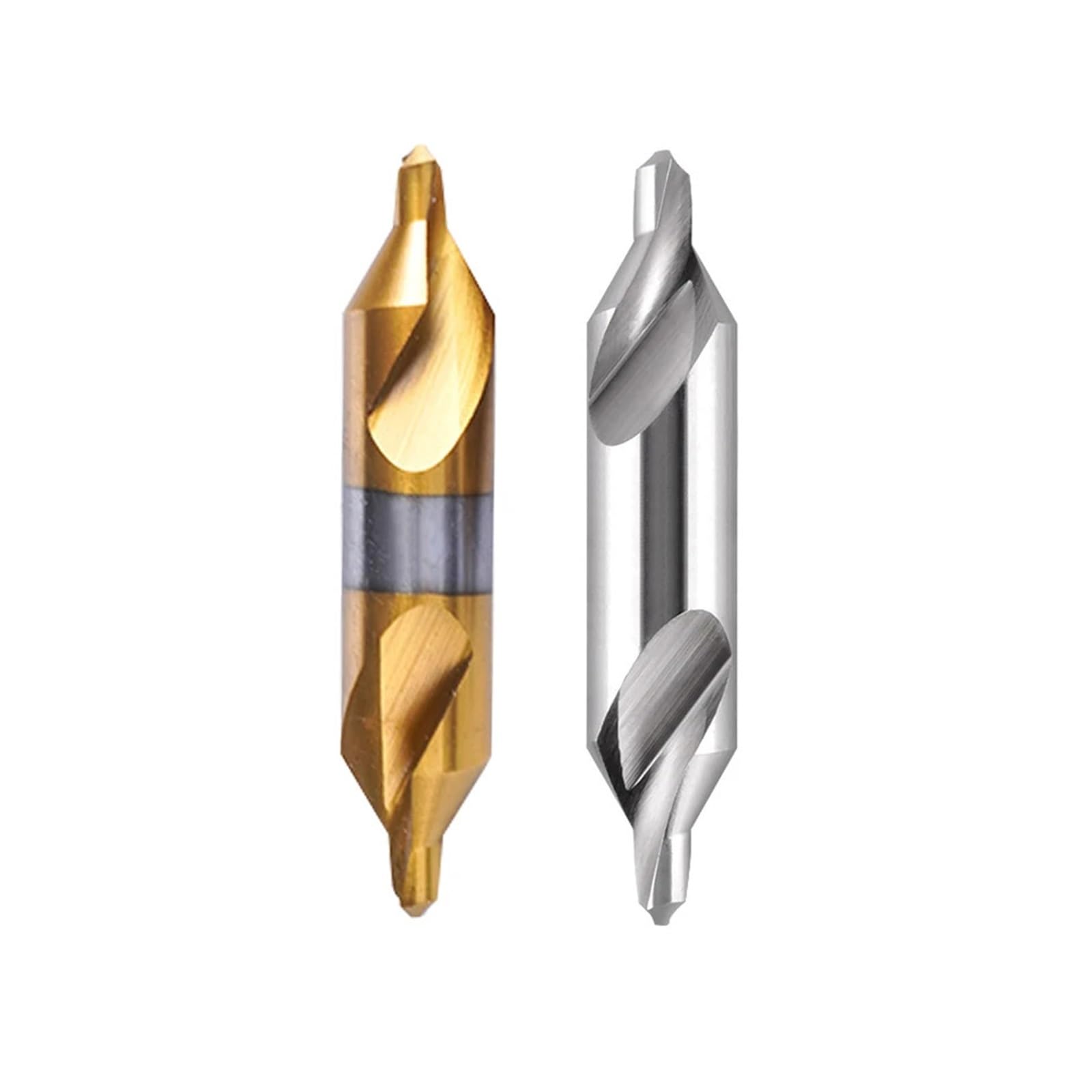 Brocas de centro de acero rápido, Broca central tipo A HSS con revestimiento de TiN, 1,0-6,0 mm, paquete de 5 unidades(HSS,A6.0 (14MM)-5PCS)