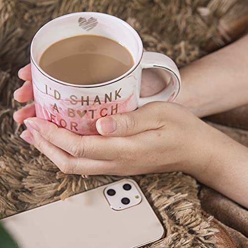 Best-Friend-Christmas-Birthday-Gifts-for-Women-Funny-Friendship-Gift-for-Bestfriend-Besties-BFF-Sister-Boss-Woman-Big-Sis-Sorority-Id-Shank-A-Girl-For-You-Pink-Mug-115oz-Coffee-Cup