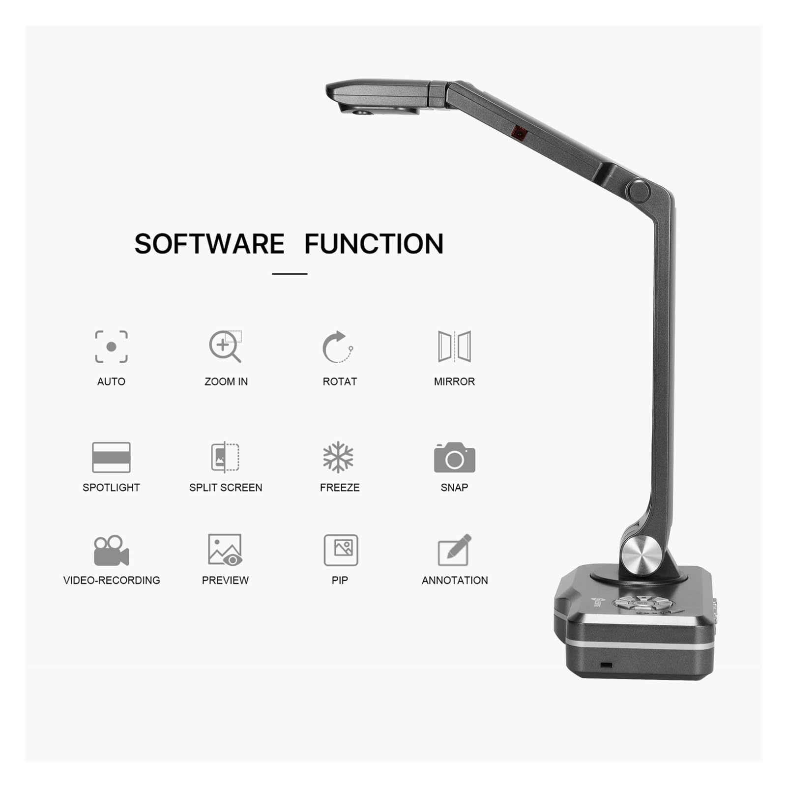 V500 Escáner con cámara for libros y documentos USB automático, &Play Alta definición HD de 8 megapíxeles Máx. Puertos de tamaño de escaneo A3