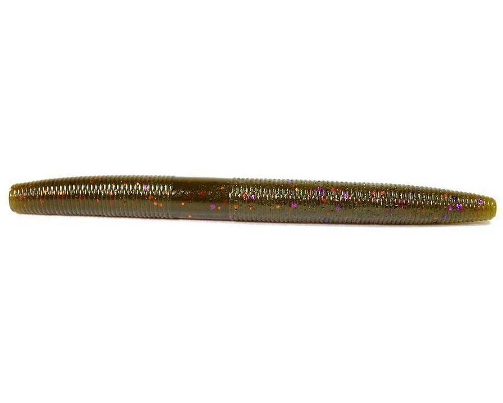 Yamamoto BAITS 5" SENKO / 10 Pack/Black W/Large Blue Flake/Clear Blue Tail — view 18
