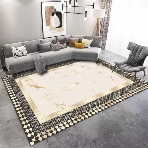 Tapis de salon 200x250cm lavable pour protéger le sol du bureau gaming - 2