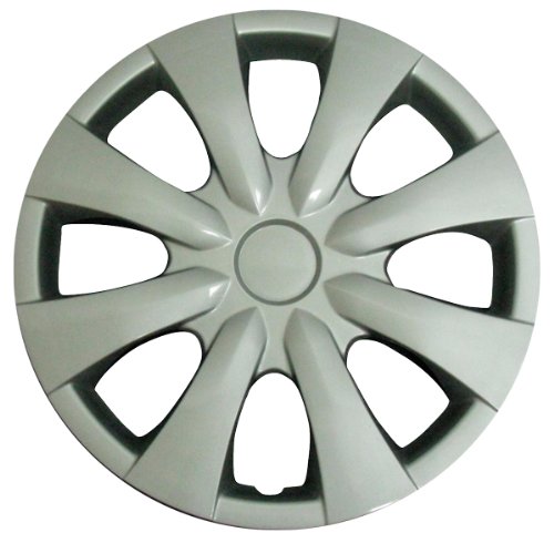 CCI IWC450-15S 15 Inch Clip On Silver Finish Hubcaps - Pack of 4