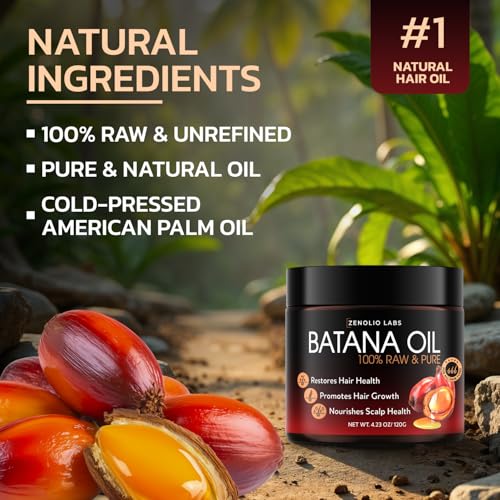 Zenolio Labs Batana Oil for Hair – 4.2oz Pure Botanical Scalp Oil — view 2