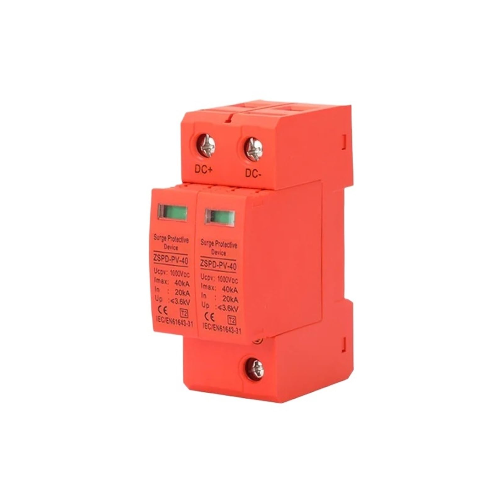 Parafoudre à la Maison à C.A. du Protecteur 2P 20KA/40KA 500V for la Protection d'alimentation d'énergie