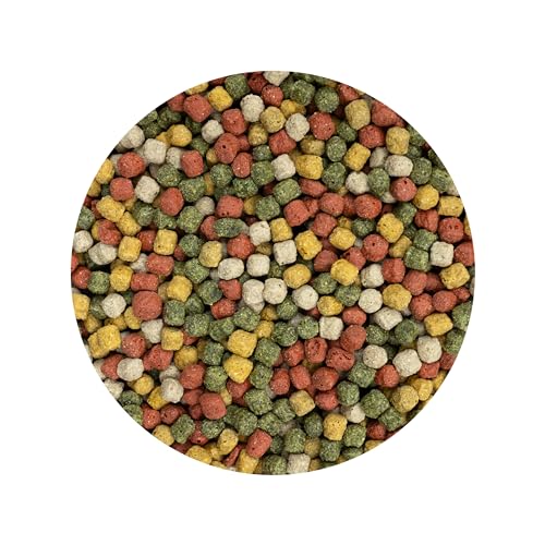 Koi Herdecke - 5 kg Fischfutter Mix für Koi's | Schwimmende Pellets von 6 mm | geeignet für Zierfische - Goldfische - Orfe - Shubunkin | 5 Kilo Pack – Bild 4