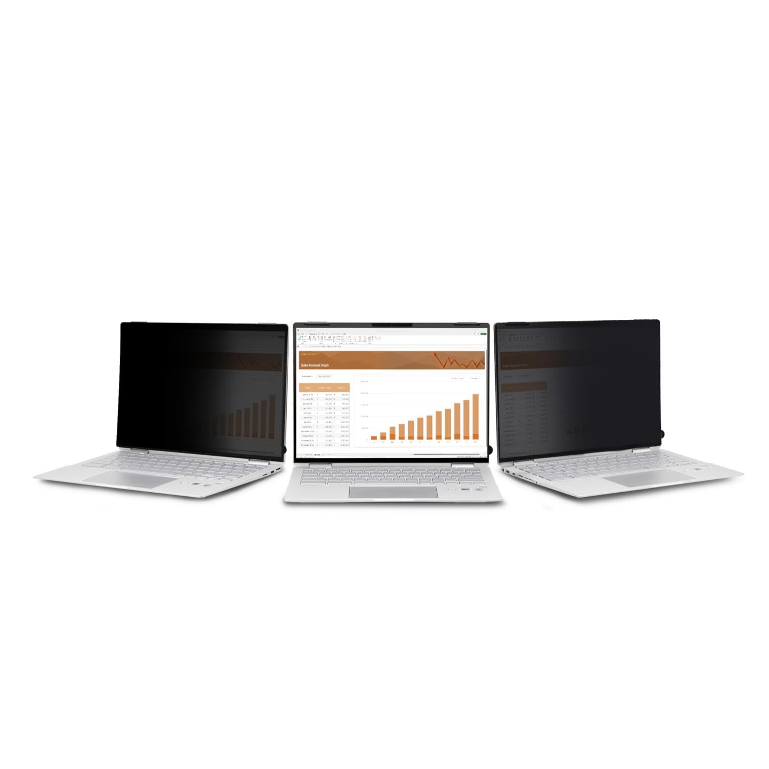 StarTech.com 14-inch 16:10 Flip-Over Privacy Screen with Touch, Laptop Security Shield, Anti-Glare Blue Light Filter