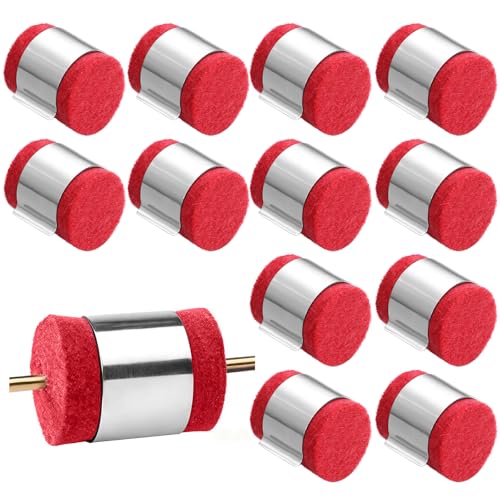 Acellegic 12 Pcs Mig Welding Wire Cleaner Pad Lube Pad Felt Red Wire Cleaner Accessories for Clean Lubricate