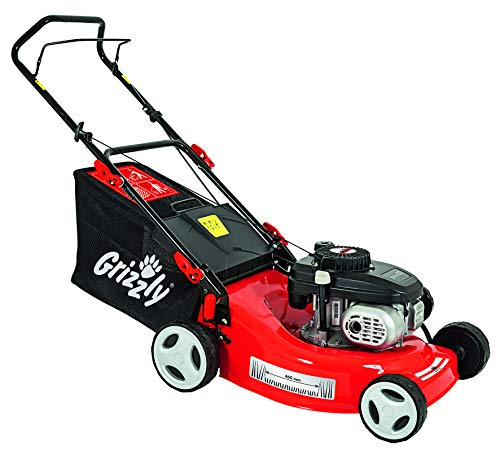 Benzin Rasenmäher BRM 46-46 cm Schnittbreite, Stahlgehäuse, 4 Takt OHV Motor (Classic - Red Edition