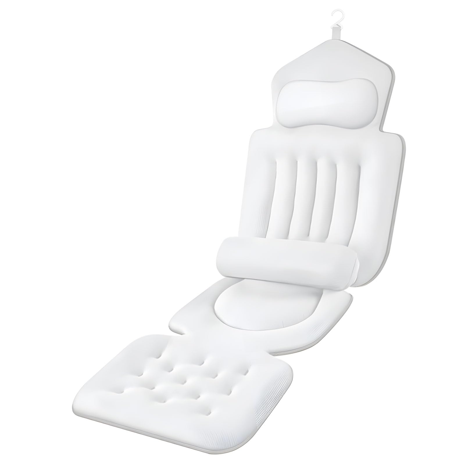 Fiber Bathtub Cushion Featuring Lumbar Design Enhances Comfort During Long Bathing Hour Ergonomic Bath Mat