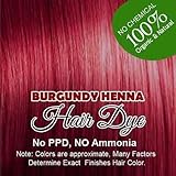 Burgundy Henna Hair Color – 100% Organic and Chemical Free