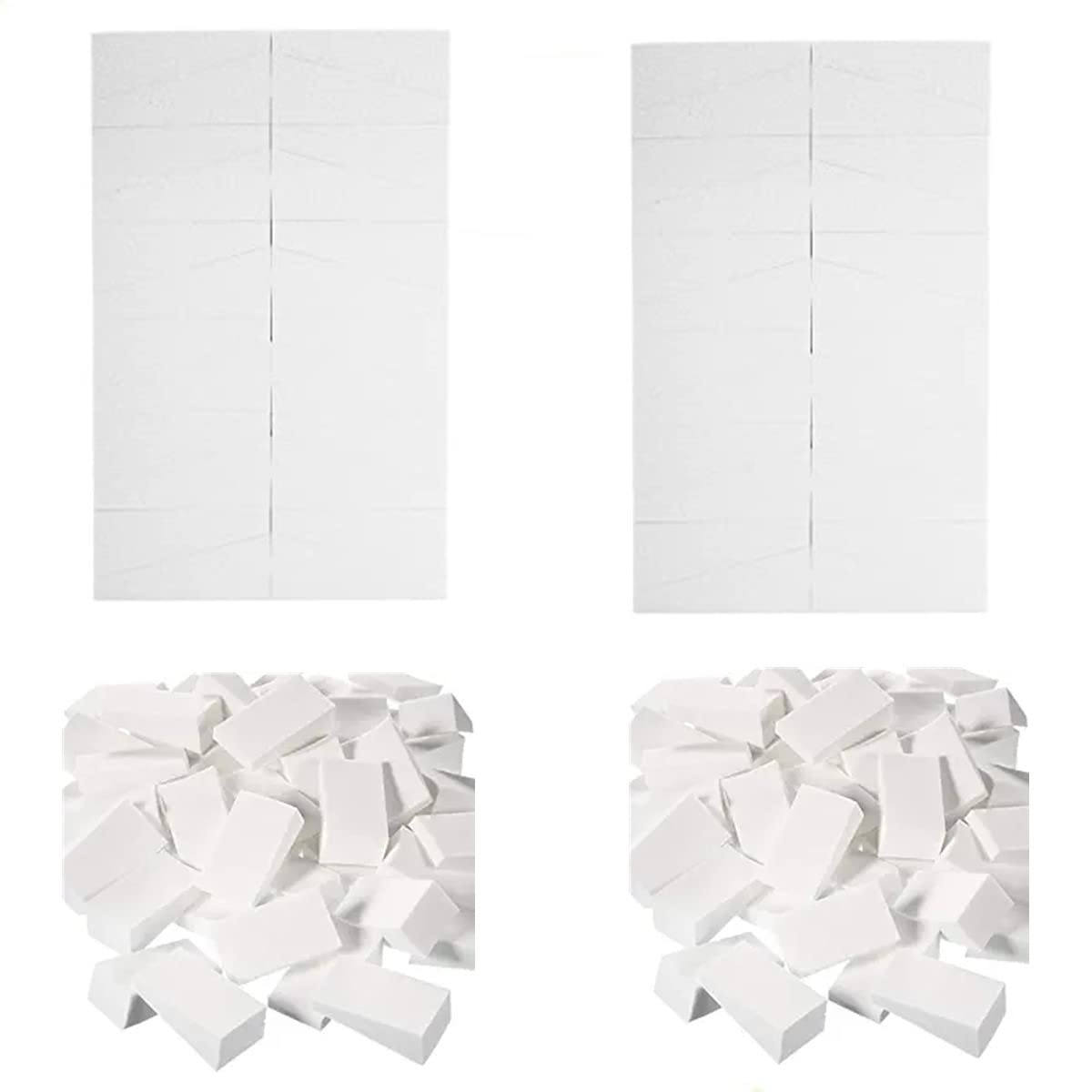 RUITASA Makeup Sponge Mini Applicator Wedges, 48PCS Makeup