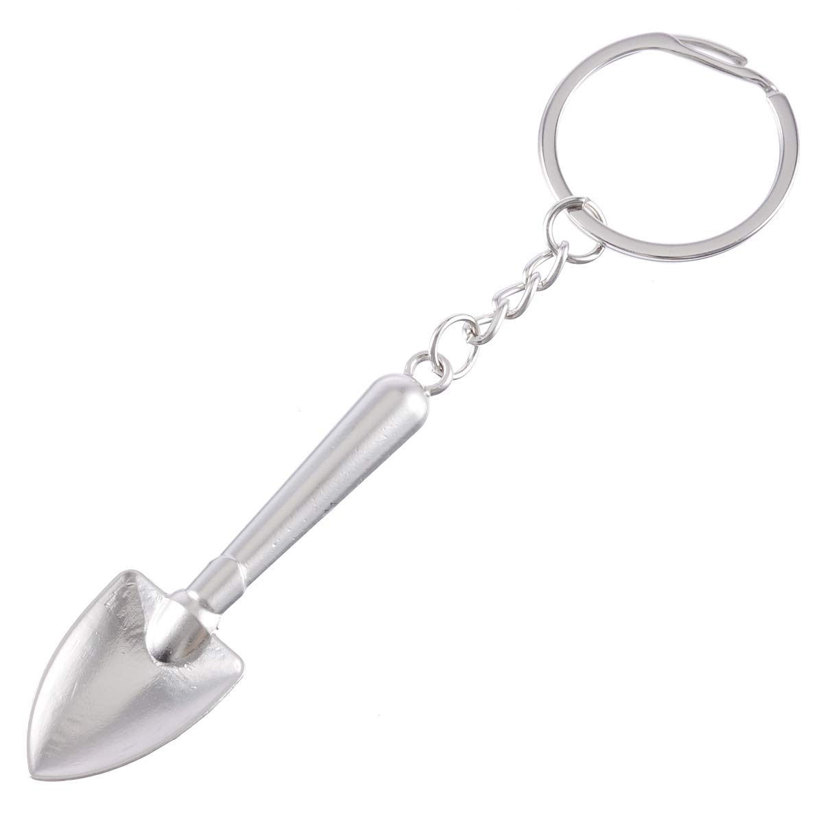 Llavero de pala excavadora mini metálica, obra, Mini pala de construcción para llaves - imagen 1