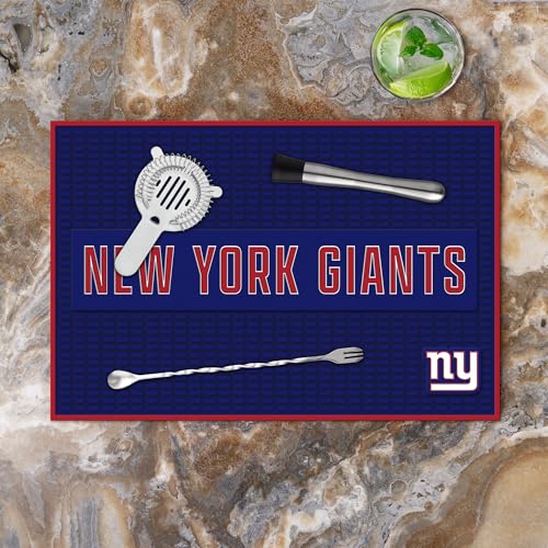 Rico Industries NFL Football New York Giants 12" x 18" PVC Heavy Duty/Thick Home Décor/Kitchen/Bar Mat by Rico Industries - Image 2