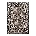 Produktbild DALIN Kreatives Notizbuch mit Totenkopf-Motiv, geprägt, A5, Leder, Notizblock, Reisetagebuch, Planer, Schul- und Bürobedarf