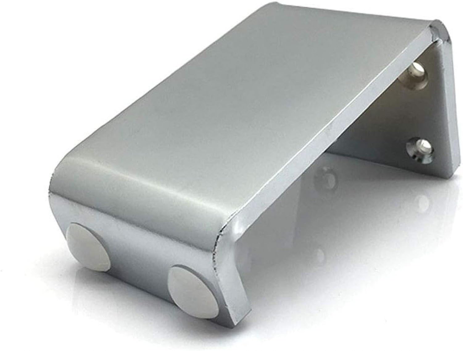 4 Gambe in Metallo per Mobili, Supporto Divisorio, Carico, Argento, 120mm