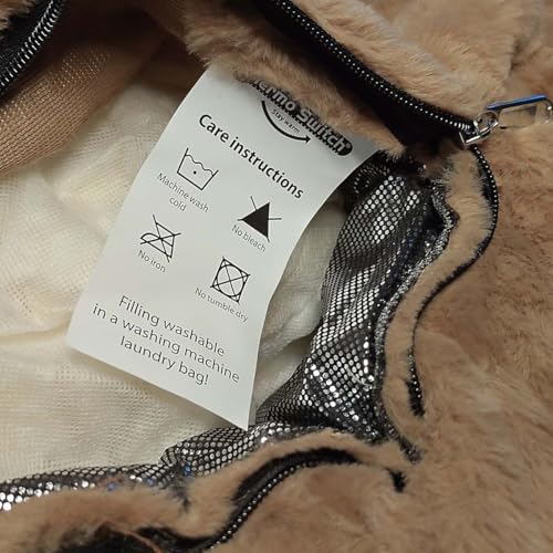 ThermoSwitch Santorini orthopädisches Hundebett – isolierendes Wendebett mit Memory Foam, druckentlastend & beidseitig nutzbar für Sommer & Winter (Braun, M)