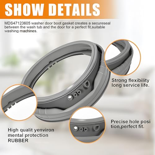 Joint de porte en caoutchouc pour machine à laver universel et flexible - 7