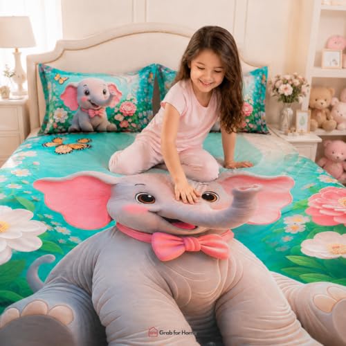 Image of 7D Digital Printed Kids Double Bedsheet Set with Bedsheet Tucker (Free)