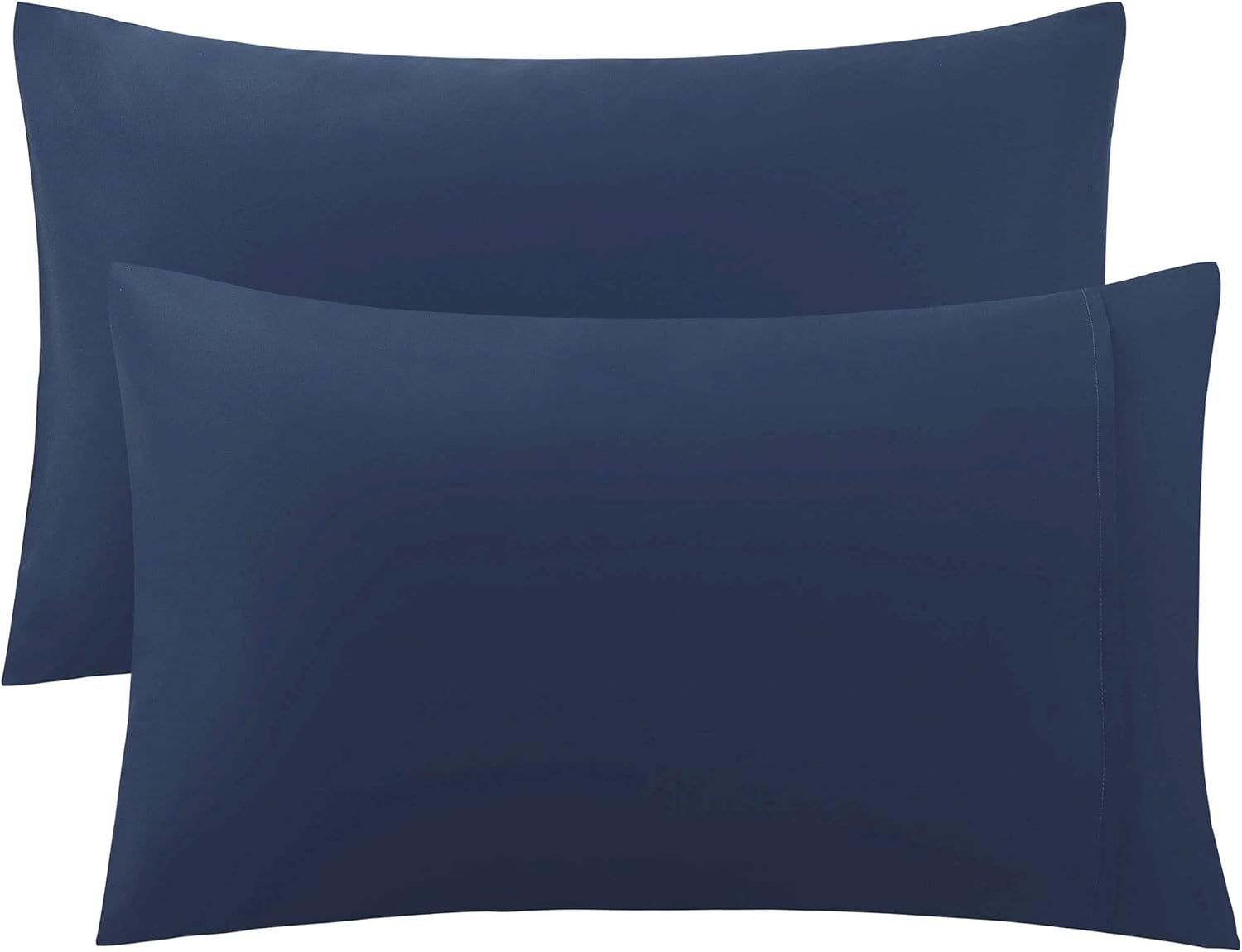 sourcingmap Pillow Cases Covers Home Room Pillowcases with Envelope Closure Housewife Egyptian Cotton 250 Thread Count Set of 2 Royal Blue King(51x91cm)
