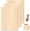 30 Sheets of Tissue Paper for Packaging Brown 50 x 70 cm Glitter Tissue Paper Packaging Material with 10 m Jute Cord Tissue Paper Sheets for Birthday Wedding Decorating Crafts and Packaging
