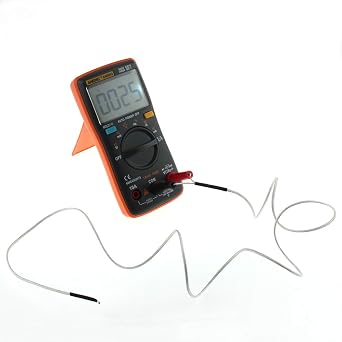 AN8002 Digital Multimeter 6000 Counts Multimetro Multitester Digital Profesional Transistor Capacitor Tester LCR Esr Meter - Orange