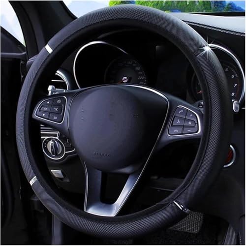 �Ԃ̃X�e�A�����O�z�C�[���J�o�[ �X�o���t�H���X�^�[�A�A�E�g�o�b�N�A�N���X�g���b�N�A�C���v���b�T�A���K�V�[�ɓK�� ���U�[�X�e�A�����O�z�C�[���J�o�[(O shape Black)