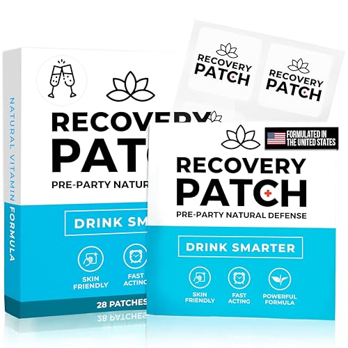 Party Treats Recovery Patches 84 Pack (Three 28 Packs) - Wake Up Refreshed & Energized with Our 100% Natural Ingredients Patch - Individually Wrapped, Skin-Friendly & Waterproof - Enhanced Formula
