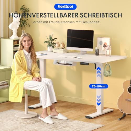 FLEXISPOT Höhenverstellbarer Schreibtisch Basic 120x60cm – Ansicht 2