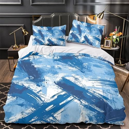 Housse de couette ado graffiti abstrait pour lit simple 140x200 - 4