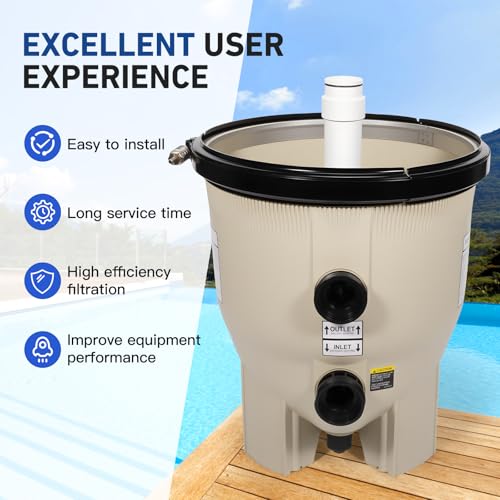 Kozlira 170016 Tank Bottom Assembly Fit for Pentair FNSP36 FNS Plus 36 Sq Ft EC-180007 Pool and Spa D.E. Filter - Replace 170016 Bottom Tank with Clamp Assembly, One Year Quality Assurance by Kozlira - Image 3