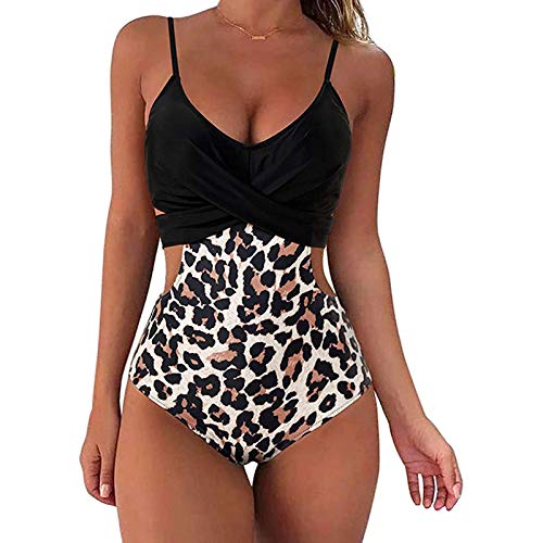 One Piece Siamese Swimsuits for Women High Waisted Criss Cross Tankini Bathing Suits Summer Beach Swimwear Bikinis Set