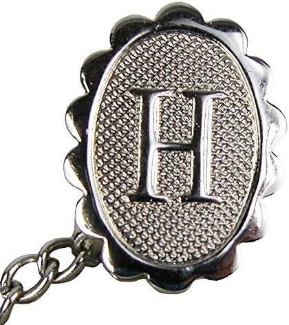 Jaymar Men's Oval Initial Tie Tack in Silver