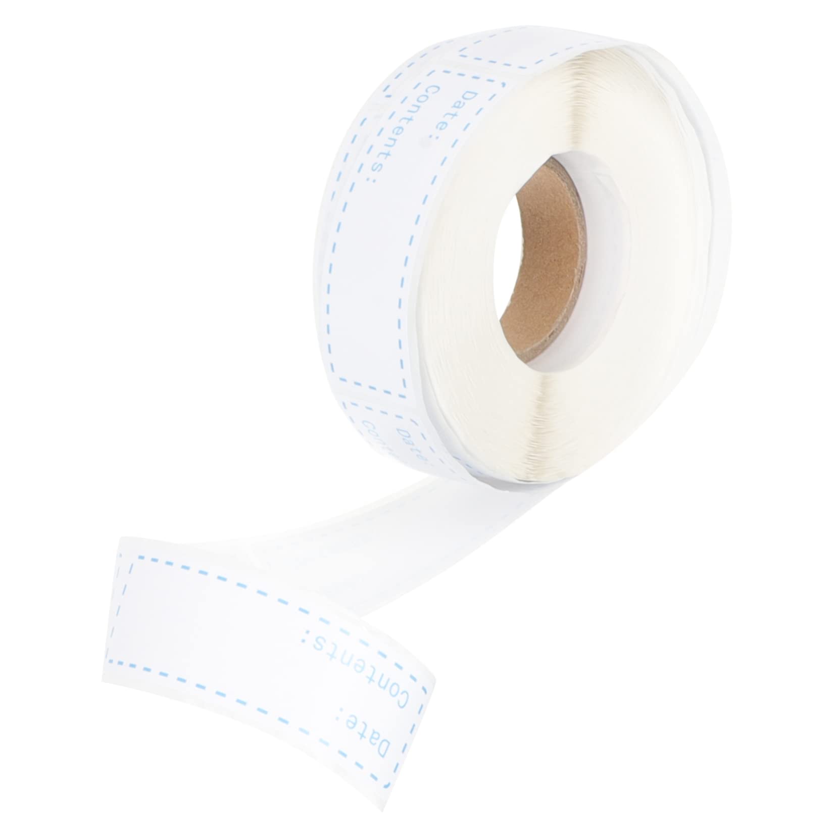4rotoli Etichette Adesive per Alimenti Rimovibili Etichette per Congelatore e Stoccaggio Facili e Rimuovere per Resistente Organizzazione Facile