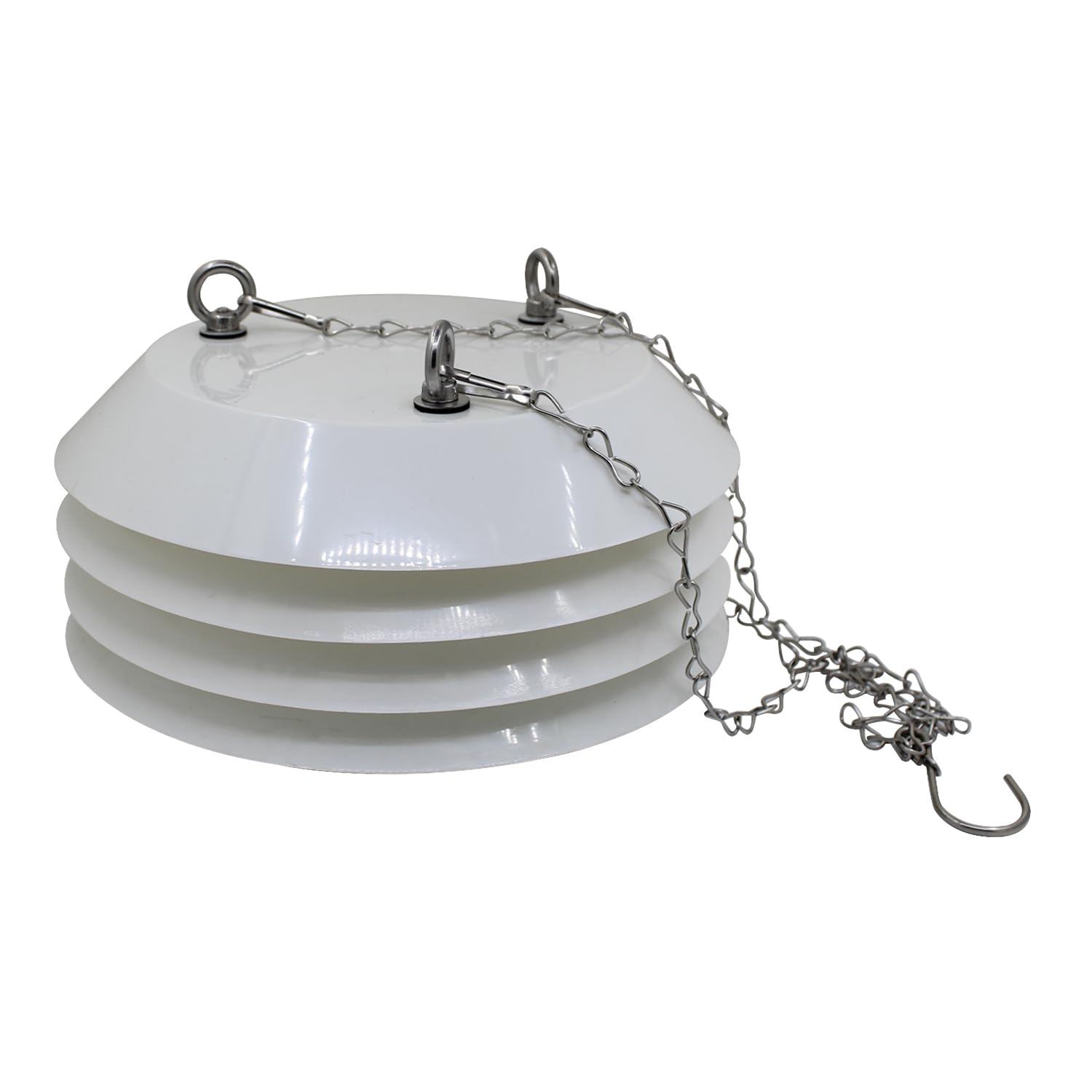 Dzwonek pogodowy ID133mm OD225mm do stacji pogody wewnątrz i na zewnątrz osłona czujnika bazy stacji wentylacyjnej garita (10 warstw)