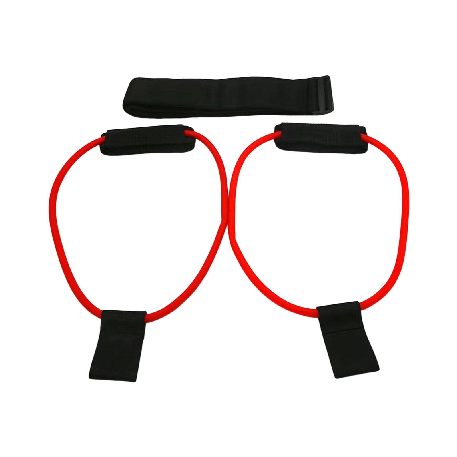 Booty Po-Gürtel, Hüft-Workout, Taille, Power-Gürtel, Booty-Widerstandsbänder, Rot, 13,6 kg