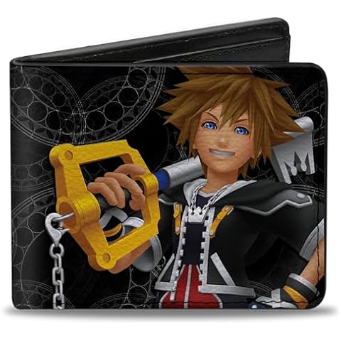 Buckle-Down Men's Kingdom Hearts II Bifold Wallet Cover