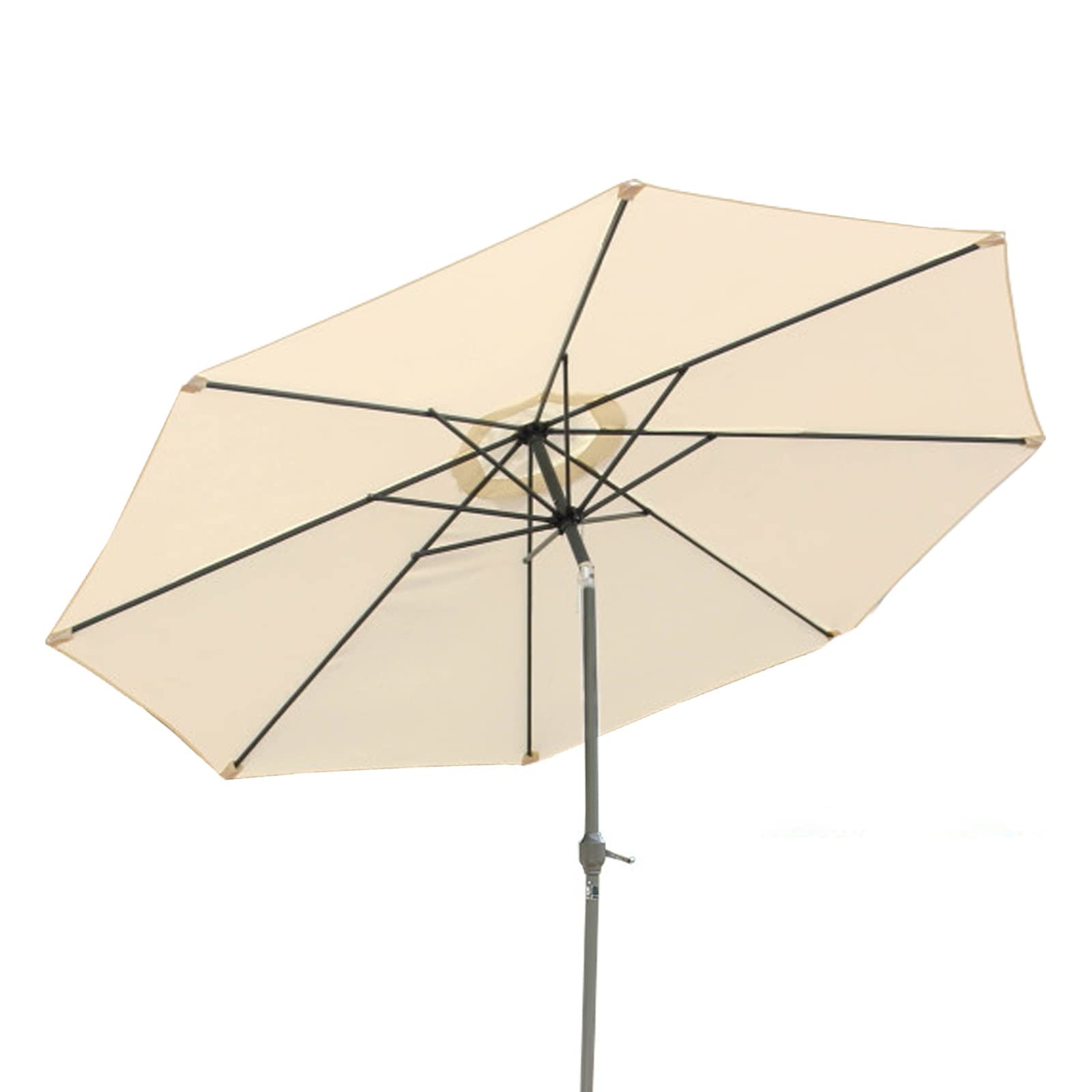 CLSDRZC Garden Parasol, Sun Waterproof, Rain Windproof parasol, ochrona przeciwsłoneczna, z pochyleniem i korbą, na balkon, stoliki jadalni, ogrody, S, decing, na zewnątrz