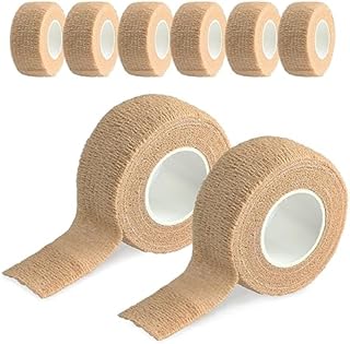 Samoprzylepny Bandaż (8 Sztuk),Oddychający Bandaż Vet Wrap,Spójny Bandaż Pierwszej Pomocy,urazy Sportowe,skręcenia,Ochrona Dla Psów(2.5cmx4.5m)