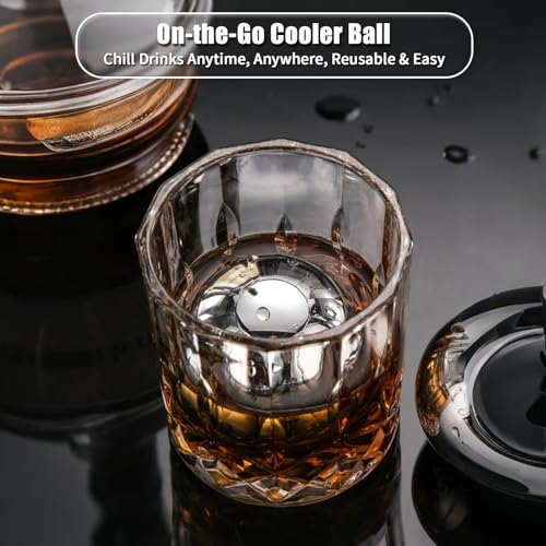 Bola enfriadora reutilizable de acero para espresso 1 unidad miniatura 3