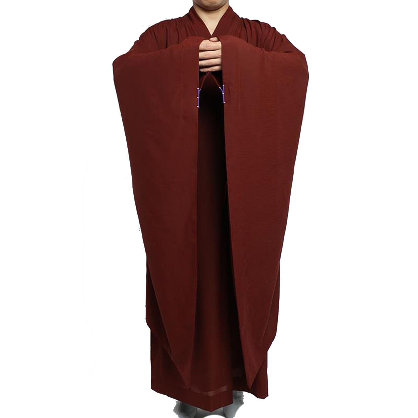 Vnook Unisex D Monk Clothing Linen Layman Buddhist Clothing Shaolin Monk Ress Traditional Chinese Buddhist Clothing Shaolin Monk Kung Fu Robe (Color : Size : 36)