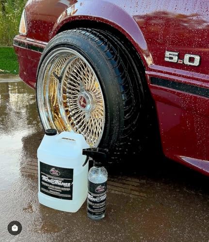Them Thangz TT-1 Street Juice Products Chrome & Wire Wheel Cleaner Safe for Chrome, Gold, & Powdercoated Wheels Perfect for Cars, Trucks, & Motorcycles - 128 fl oz