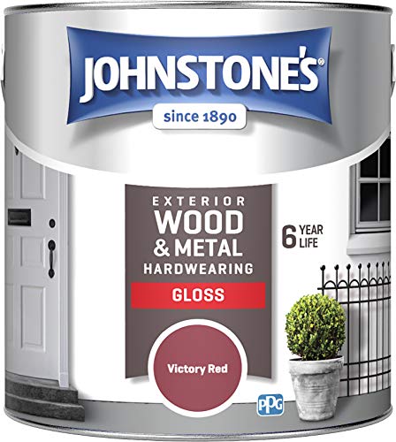 Johnstone's Exterior Hardwearing Gloss - Victory Red - 2.5L