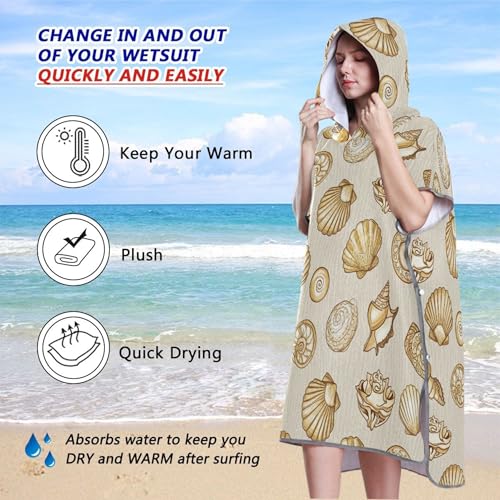 Poncho de surf et serviette à capuche pour vos sorties plage