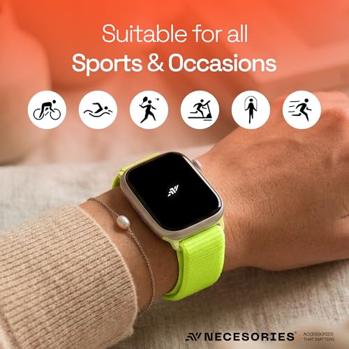 Image of Velcro Sport Nylon Strap Compatible with Apple iWatch Series 11 | 9 /8 /7 41 mm | series 11 /10 42 mm | SE,SE2 6 /5 /4 40 mm | iwatch strap for Men & Women (watch not included)