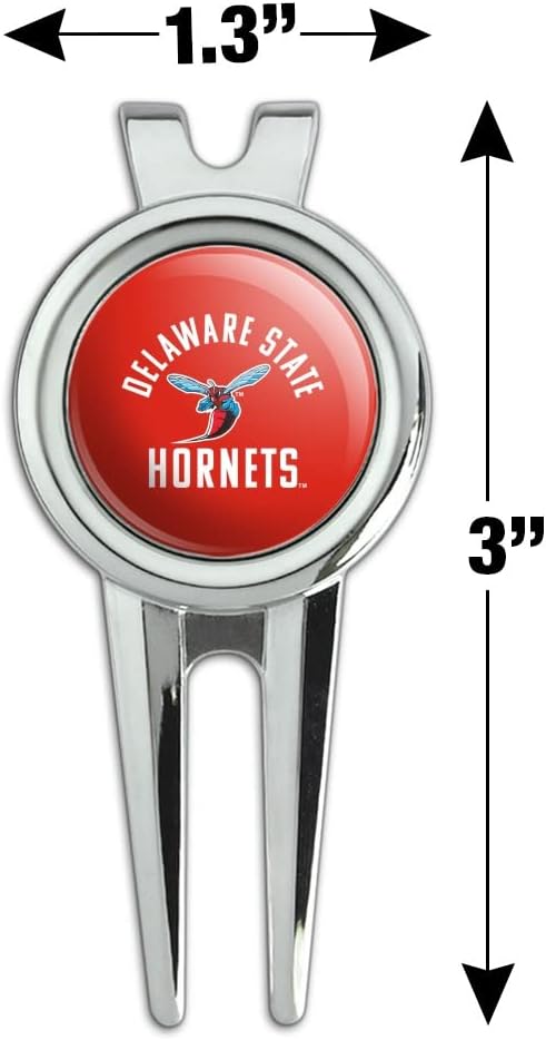 review GRAPHICS & MORE Delaware State University Hornets Logo Golf Divot Repair Tool and Ball Marker