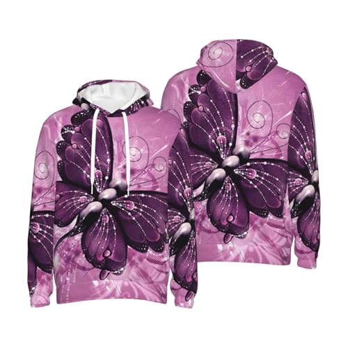 Pull à capuche homme de qualité supérieure par Butterfly1 - 7